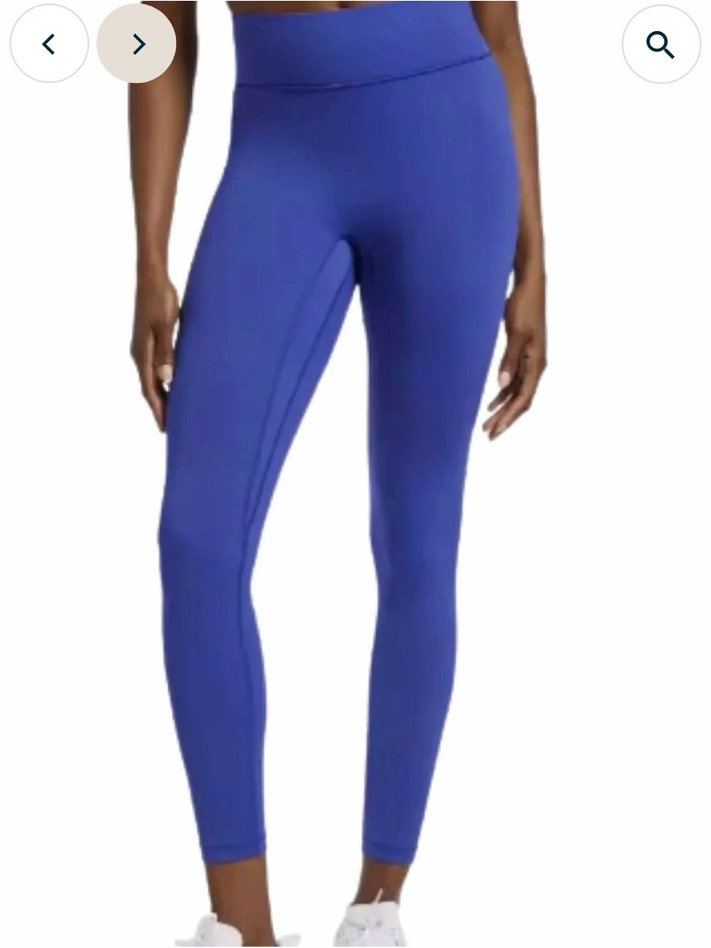 Bandier Center Stage leggings size medium in dazzling blue BND10206